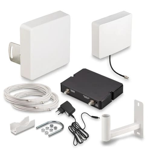 Монтаж системы усиления 4G интернета и мобильной связи